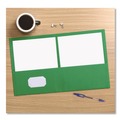 File Folders | Oxford 57513EE 11 in. x 8.5 in. 0.5 in. Capacity Twin-Pocket Folder - Assorted Colors (25/Box) image number 3