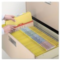 Just Launched | Smead 13734 Pressboard Four-Section Top Tab Classification Folders - Letter, Yellow (10/Box) image number 5