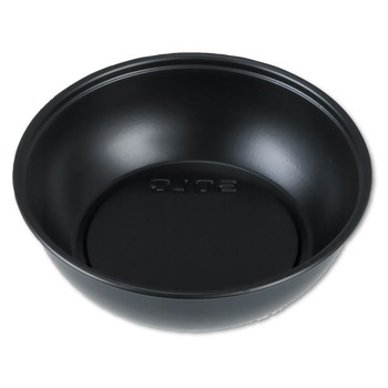 JUST LAUNCHED | SOLO DSS5-0001 5.5 oz. Polystyrene Portion Cups - Black (2500/Carton)