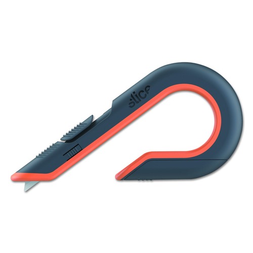 Box Cutters & Utility Knives | slice 10400 1.29 in. Carbon Steel Blade 7 in. Nylon Handle Replaceable Double Sided Box Cutters - Gray/Orange image number 0