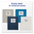 Filing & Folders | Avery 47991 40 Sheet Capacity 11 in. x 8.5 in. Two-Pocket Folder - White (25/Box) image number 6