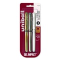 Pens | uni-ball 1919997 Signo Gel Impact 1 mm Stick Gel Pen - Assorted Metallic Ink and Barrel Colors/Bold (3-Piece/Set) image number 0