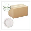 Bowls and Plates | Vegware VW-P016NFA 6 in. Diameter Nourish Molded Compostable Fiber Plate Tableware - White (1000/Carton) image number 1