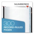 Notebooks & Pads | Boorum & Pease 38-300-R 9.25 x 7.31 Sheets Record-Style Rule Account Record Book - Black/Red/Gold Cover image number 3