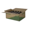 Trash Bags | Earthsense Commercial 1507739 40 in. x 46 in. 45 gal. 1.65 mil Linear Low Density Recycled Can Liners - Black (100/Carton) image number 1