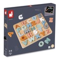 Office & Office Supplies | Janod J04412 Sweet Cocoon Ages 2 to 6 Double-Sided Chunky Alphabet Puzzle image number 3