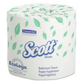  | Scott 13607 Essential 2-Ply Septic Safe Convenience Carton Standard Roll Bathroom Tissue for Business - White (550/Roll, 20 Rolls/Carton) image number 0