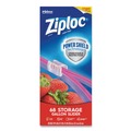 Food Service | Ziploc 316489 9.5 in. x 2.63 in. x 10.56 in. Gallon Slider Storage Bags - Clear (9/Carton) image number 2