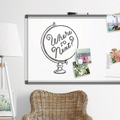 White Boards | U Brands 2806U00-01 PINIT 35 x 35 Magnetic Dry Erase Board - White image number 1