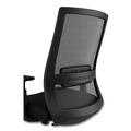 Office Chairs | Alera ALEAD41BME17 18.15 in. to 21.89 in. Seat Height Supports 275 lbs. Ashdale Ergonomic Fabric Swivel Task Chair - Black Seat/Back, Silver Base image number 3