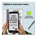Notebooks & Pads | Rocketbook EVR-L-K-A 16-Sheets 11 in. x 8.5 in. Dotted Rule Core Smart Notebook - Black Cover image number 3