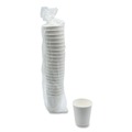 Cups and Lids | Boardwalk BWKDW10HCUPPK 10 oz. Double-Walled Paper Hot Cups - White (25/Pack) image number 0