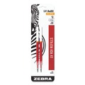Pens | Zebra 87032 Conical Tip JF Refill for Gel Pens - Medium/Red Ink (2/Pack) image number 0