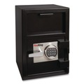 Office Filing Cabinets & Shelves | FireKing SB2014-BLELMS 14 in. x 15.5 in. x 20 in. 0.95 cubic ft. Depository Security Safe - Black image number 1