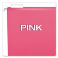 Just Launched | Pendaflex 04152 1/5 PIN 1/5-Cut Tabs Colored Reinforced Hanging Letter Folders - Pink (25/Box) image number 5