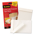 Back to School Sale | Scotch 822P 4 in. x 6 in. ScotchPad Label Protection Tape Sheets - Clear (50/Pack) image number 2