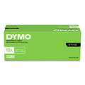 Labels | DYMO 520109 0.37 in. x 9.8 ft. Self-Adhesive Glossy Labeling Tape for Embossers - Black (1-Roll) image number 1