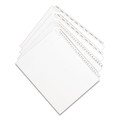 Dividers & Tabs | Avery 82184 26-Tab "V" 11 in. x 8.5 in. Allstate Style Preprinted Legal Exhibit Side Tab Index Dividers - White (25/Pack) image number 5