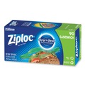 Food Service | Ziploc 383211 6.5 in. x 5.88 in. Resealable Sandwich Bags - Clear (1080/Carton) image number 1