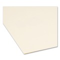 File Folders | Smead 10386 0.75 in. Expansion 2/5-Cut Tab Reinforced Guide Height File Folders - Letter Size/Manila (100/Box) image number 3