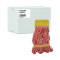 Just Launched | Boardwalk BWK501OR 5 in. Headband Cotton/Synthetic Fiber Super Loop Wet Mop Head - Small, Orange (12/Carton) image number 0