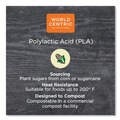 Cups and Lids | World Centric CP-CS-7 7 oz PLA Plastic Cold Cups - Clear (2000/Carton) image number 2