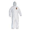 Safety & First Aid | Ansell 49116 A20 Breathable Particle Protection Coveralls with Zip Closure - Triple Extra Large, White (20/Carton) image number 0