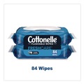 Cleaning Cloths | Cottonelle 35970 Fresh Care 3.73 in. x 5.5 in. 1-Ply Flushable Cleansing Cloths - White (84/Pack) image number 4