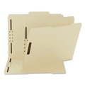 File Folders | Smead 14580 2/5-Cut Tabs 0.75 in. Expansion 2 Fasteners Letter Size Top Tab Fastener Folders - Manila (50/Box) image number 0