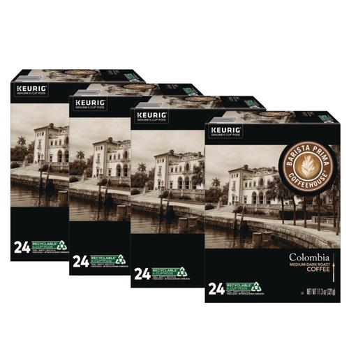 Coffee | Barista Prima Coffeehouse 5000330094 K-Cups Coffee Pack - Colombia (96/Carton) image number 0