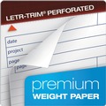 Notebooks & Pads | TOPS 77102 40-Sheets 8.5 in. x 11.75 in. Project-Management Format Quadrille Rule Docket Gold Planning Pads - White (4/Pack) image number 5