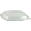 Food Trays, Containers, and Lids | Anchor 4308100 8 in. Crystal Classics Square Lid - Clear (150/Carton) image number 1