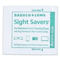 Cleaning & Janitorial Supplies | Bausch & Lomb 8576 Sight Savers 8 in. x 5 in. Pre-Moistened Anti-Fog Tissues with Silicone (100/Box) image number 3
