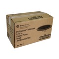 Bowls and Plates | Pactiv Corp. YPI9E 8.88 in. Diameter Prairieware Impact Plastic Plate Dinnerware - Black (400/Carton) image number 1