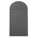 Office Chair Mats | Guardian EGDSF040804 48 in. x 96 in. EcoGuard Diamond Single Fan Floor Mat - Charcoal image number 3