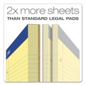 Notebooks & Pads | Ampad 20-243 8.5 x 11.75 Wide/Legal Rule Double Sheet Pads - Canary-Yellow Sheets (100-Sheets/Pad) image number 3