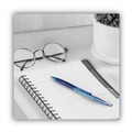 Just Launched | BIC VCG11 BLU GLIDE 1 mm Medium Ballpoint Pen - Blue Ink/Translucent Blue/Blue Barrel (1-Dozen) image number 4