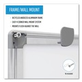 White Boards | MasterVision MA2100790 96 in. x 48 in. Earth Silver Easy Clean Dry Erase Boards - White/Silver image number 8