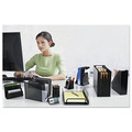 Office Filing Cabinets & Shelves | Artistic ART20004 Urban Collection 3.5 in. x 10 in. x 11.5 in. Punched Metal Magazine File - Black image number 4