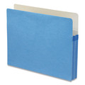 File Folders | Smead 73215 1.75 in. Expansion Letter Size Colored File Pockets - Blue image number 0