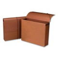 File Jackets & Sleeves | Smead 71198 5.25 in. Expansion 1 Section 100% Recycled Redrope Wallets - Letter Size, Redrope (10/Box) image number 0