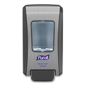 Soap Dispensers | PURELL 5234-06 2000 ml 6.5 in. x 4.65 in. x 11.86 in. Fmx-20 Soap Push-Style Dispenser - Graphite/Chrome (6/carton) image number 0