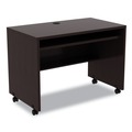 Office Desks & Workstations | Alera ALEVA204224ES Valencia Series 41.38 in. x 23.63 in. x 30 in. Mobile Workstation Desk - Espresso image number 0