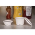 Food Trays, Containers, and Lids | Eco-Products EP-SPC2 2 oz Molded Fiber Sugarcane Portion Cups - White (2500/Carton) image number 1