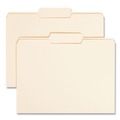 File Folders | Smead 10332 1/3-Cut Tabs Center Position Letter Size 0.75 in. Expansion File Folders - Manila (100/Box) image number 1