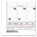Clearance Center | House of Doolittle 333 15.5 in. x 22 in. 12-Month (Jan-Dec 2026) Bar Harbor Recycled Wirebound Monthly Wall Calendar - White/Blue/Gray Sheets image number 1