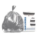 Trash Bags | Heritage H7856WS 39 in. x 56 in. 60 Gallon 1.70 Mil Low-Density Can Liners - Silver (50/Carton) image number 1