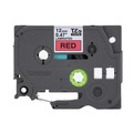 Tapes | Brother P-Touch TZE431CS 0.47 in. x 26.2 ft. TZe Laminated Removable Label Tapes - Black on Red image number 1