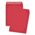 Envelopes & Mailers | Quality Park QUA38734 9 in. x 12 in. 28 lbs. Bond Clasp/Gummed Closure Weight Paper Clasp Envelope - Red (10/Pack) image number 2