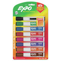 Washable Markers | EXPO 1944741 Broad Chisel Tip Magnetic Dry Erase Marker - Assorted Colors (8/Pack) image number 0